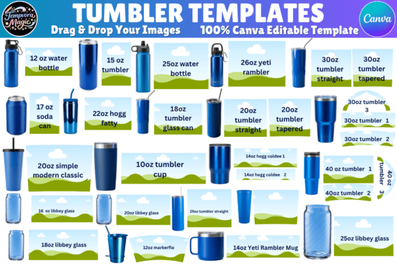 Download Tumbler Wrap Template Mega Bundle - Premium Resources