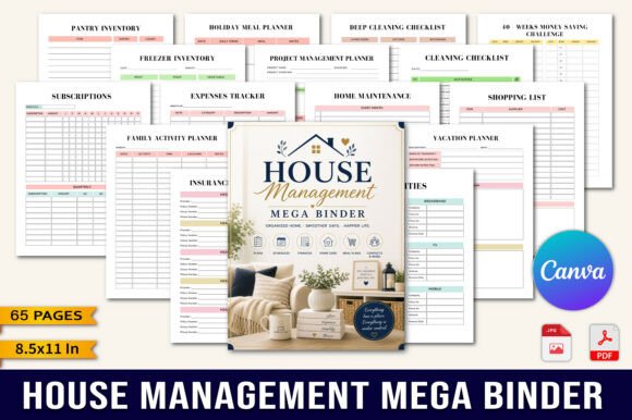 Download House Management Mega Binder - Premium Resources