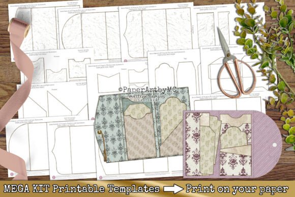 Download Junk Journal Folio Templates Mega Kit - Premium Resources