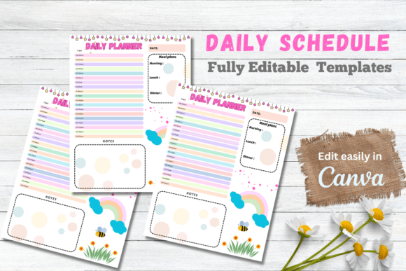 Download Editable Daily Schedule Template - Daily schedule Collection