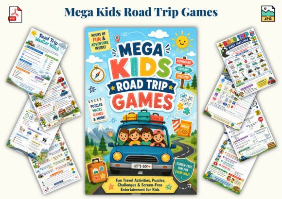 Download Mega Kids Road Trip Games - Premium Resources