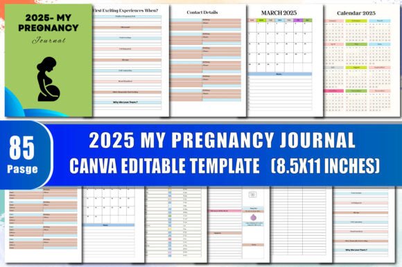 Download 2025 My Pregnancy Journal - Pregnancy Collection