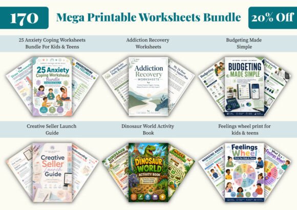 Download Mega Printable Worksheets Bundle - Mega Collection