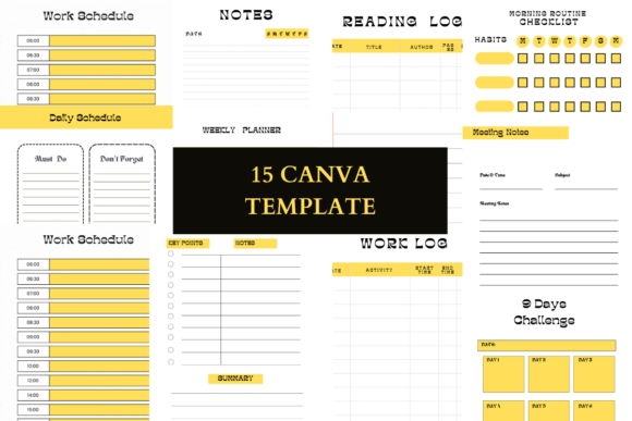Download Minimalist 15 Editable Canva Templates - Editable canva templates Collection