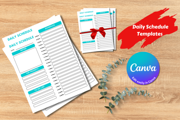 Download Editable Daily Schedule Template - Daily schedule Collection
